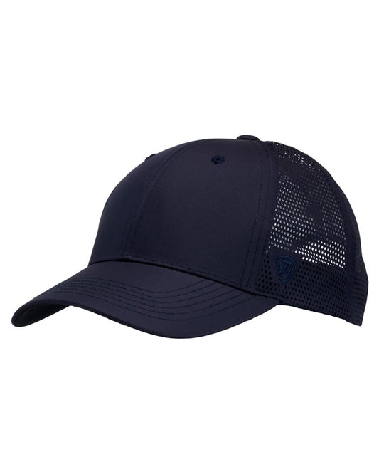 J. America Flight Lasercut Mesh Trucker Cap - TW5536