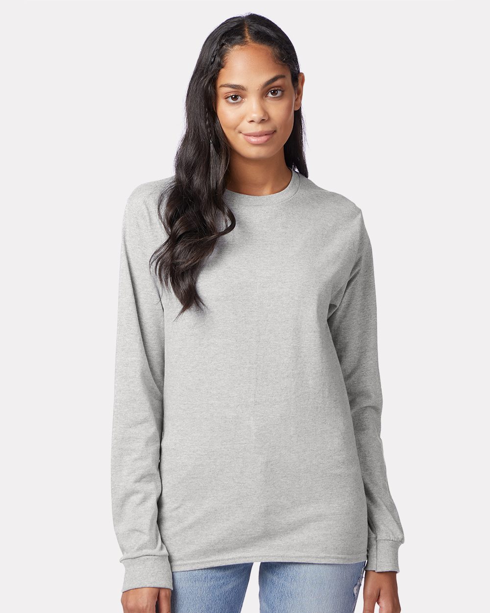 Hanes Authentic Long Sleeve T-Shirt - 5586