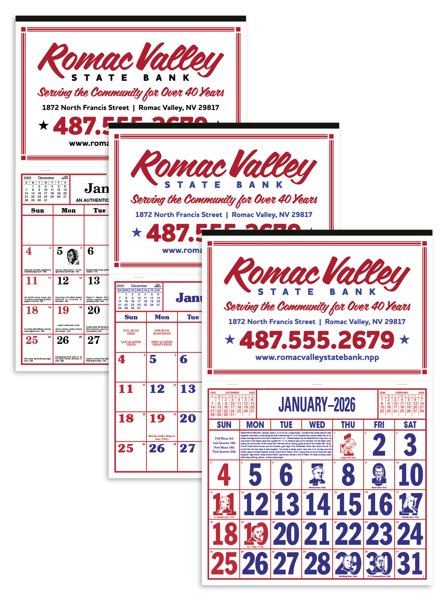 Skinner Kennedy Apron Style Calendar-1319-E