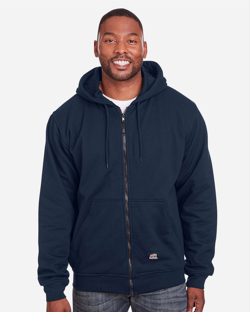 Berne Apparel Tall Heritage Thermal-Lined Full-Zip Hooded Sweatshirt - SZ101T