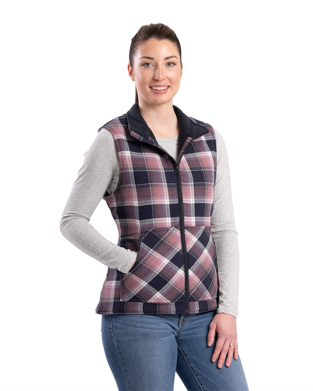 Berne Apparel Women's Insulated Flannel Vest - WV16