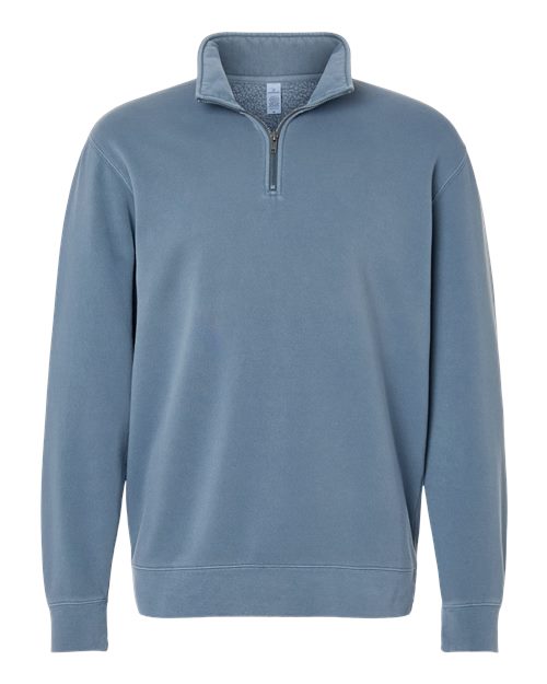 Unisex Pigment-Dyed Quarter-Zip Pullover