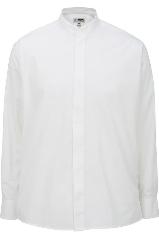 Banded Collar Mens Shirt