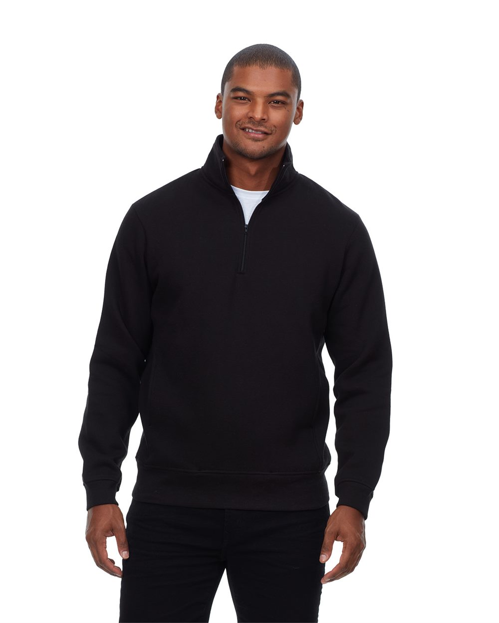 Threadfast Apparel Ultimate Fleece Quarter-Zip Sweatshirt - 320Q