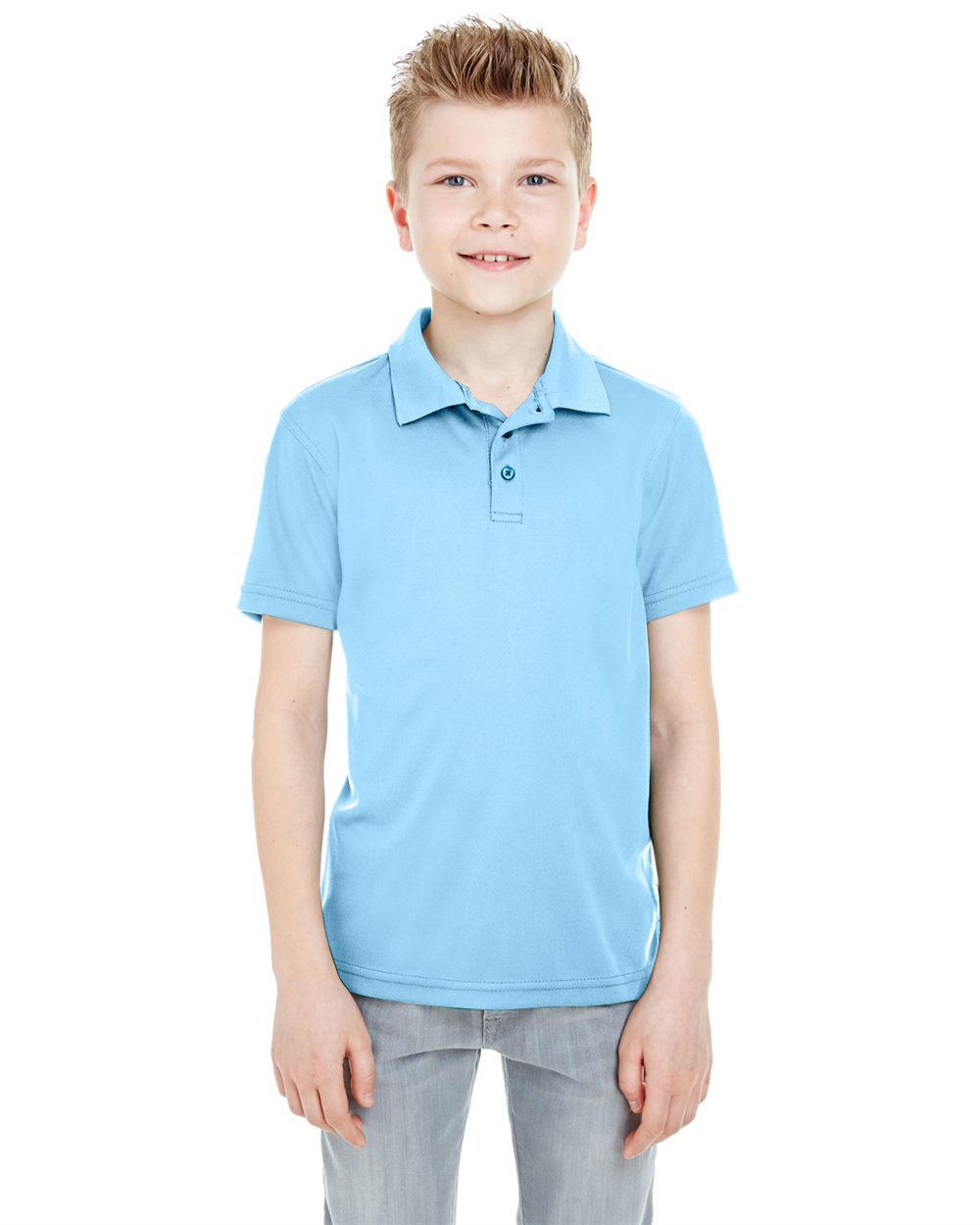 UltraClub Youth Cool & Dry Mesh Piqué Polo - 8210Y