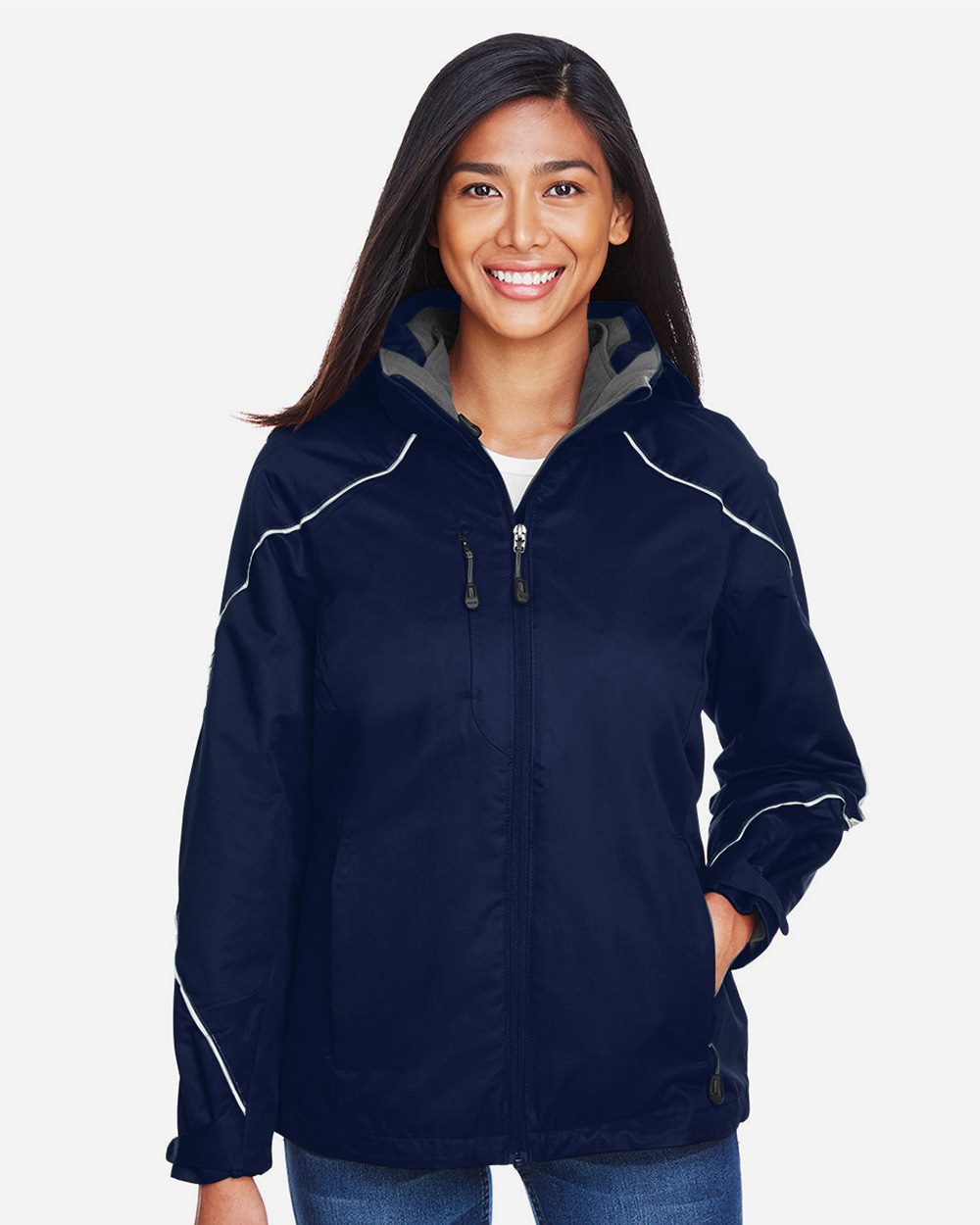 North End Women's Angle 3-in-1 Jacket with Bonded Fleece Liner - 78196