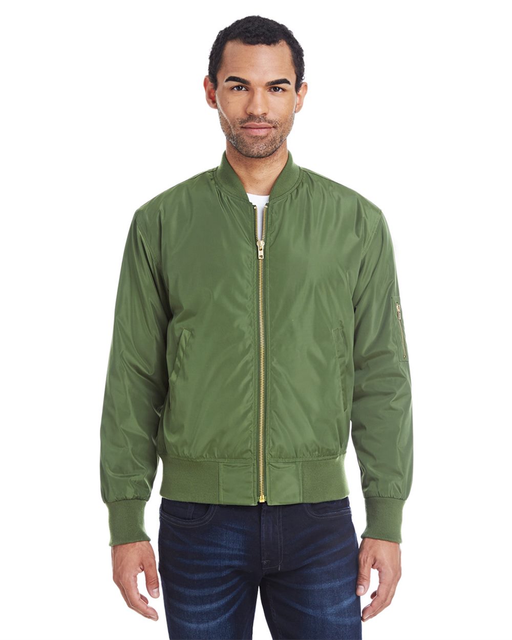 Threadfast Apparel Bomber Jacket - 395J
