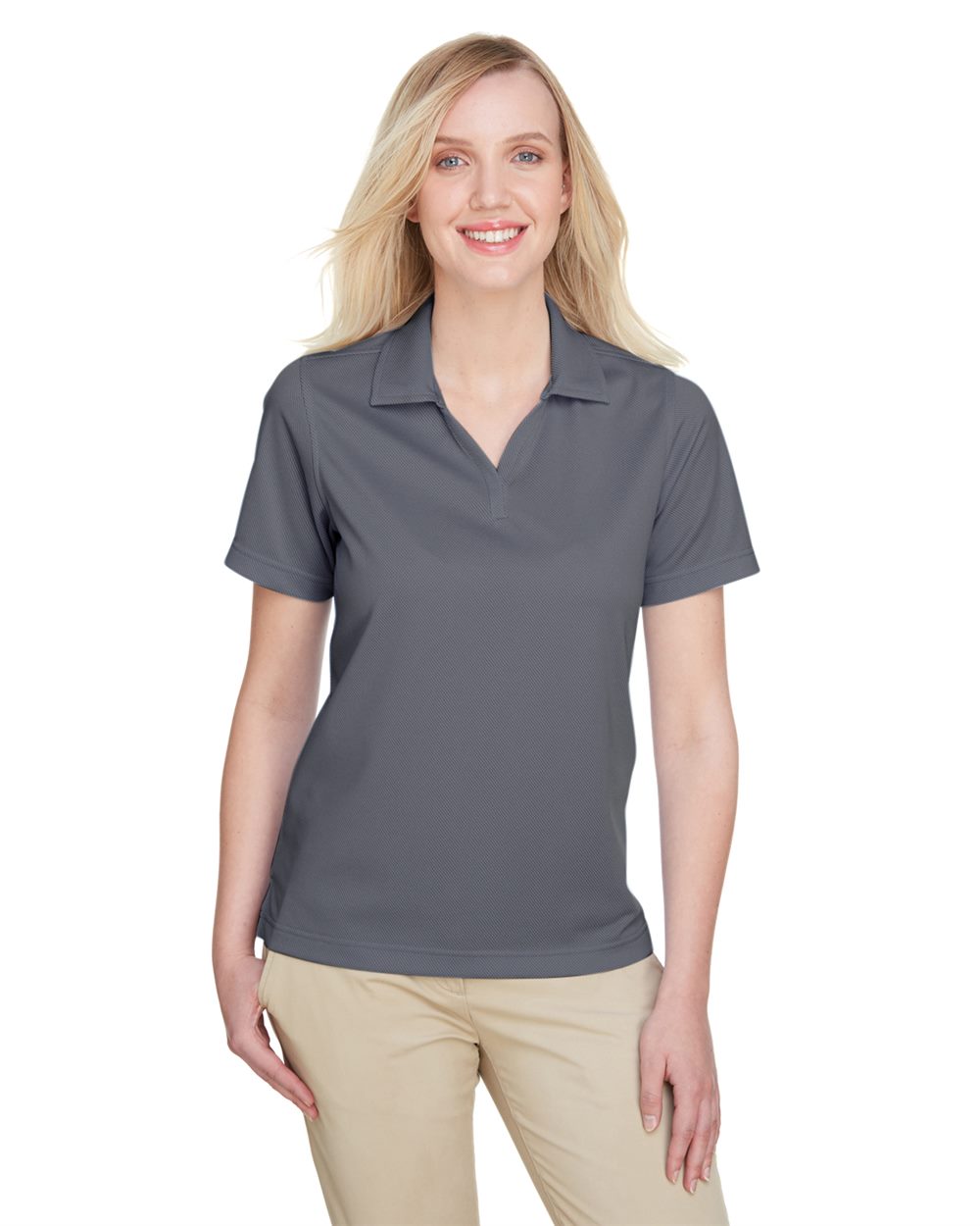 UltraClub Women's Cavalry Twill Performance Polo - UC102W