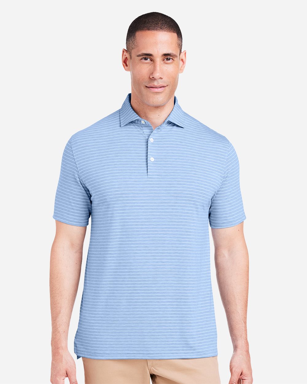TASC Performance Inc Cloud Lightweight Polo Brookline Stripe - TM546Y
