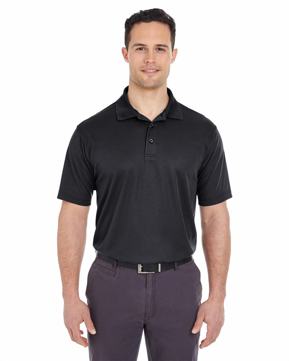 UltraClub Men's Tall Cool & Dry Mesh Piqué Polo - 8210T