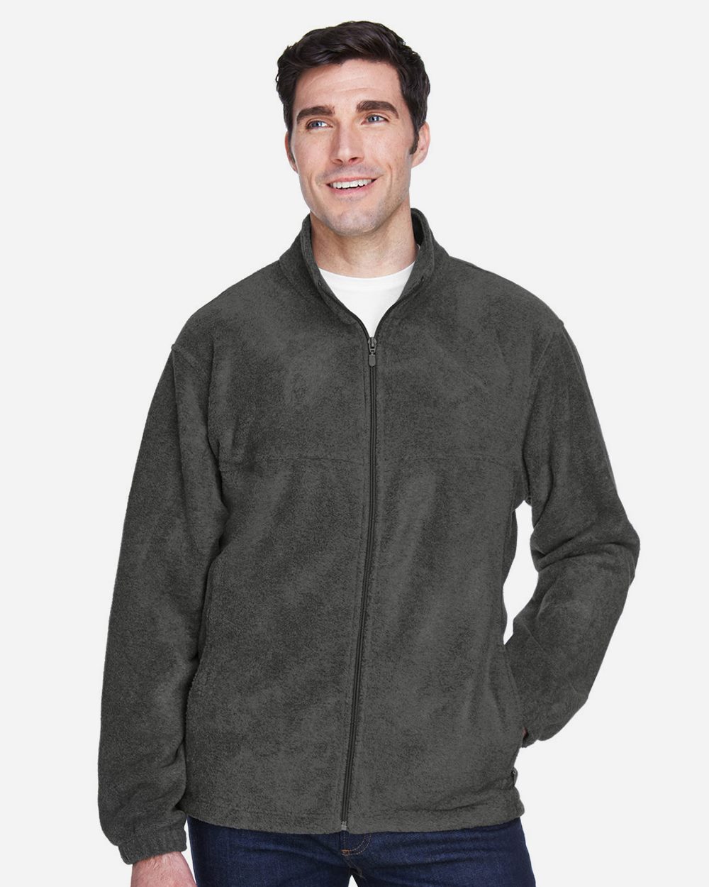 Harriton Men's Tall Full-Zip Fleece - M990T
