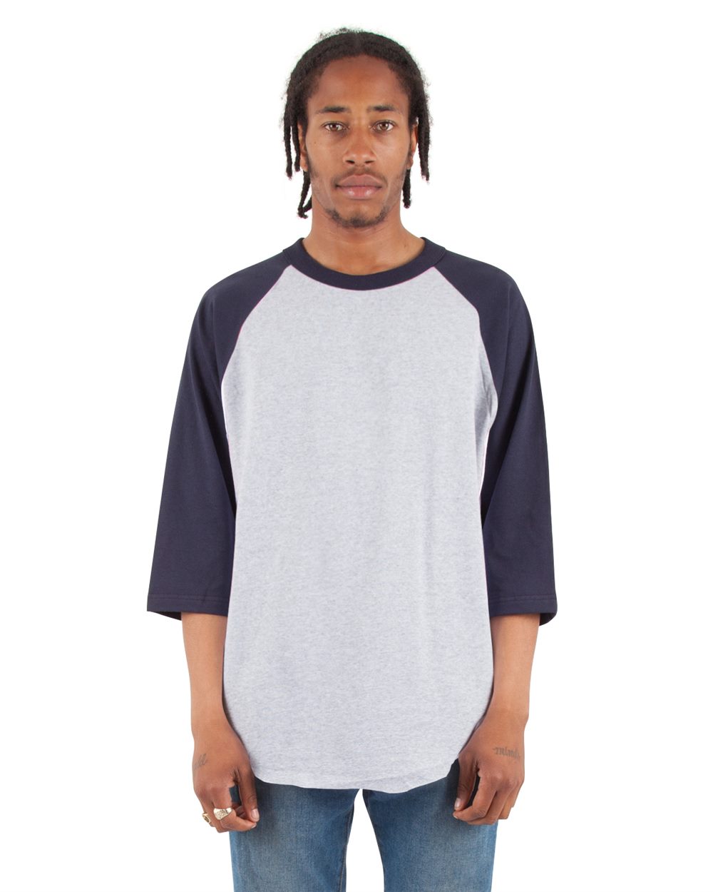 Shaka Wear Three-Quarter Sleeve Raglan T-Shirt - SHRAG