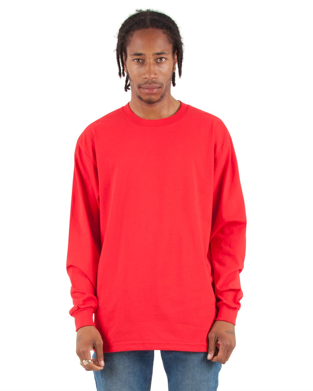 Shaka Wear Max Heavyweight Long Sleeve T-Shirt - SHMHLS