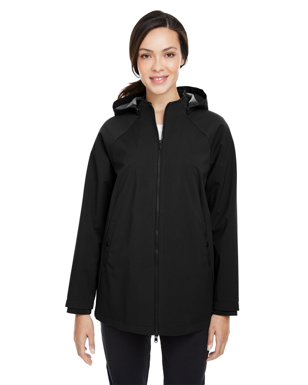 North End Women's City Hybrid Soft Shell Hooded Jacket - NE718W