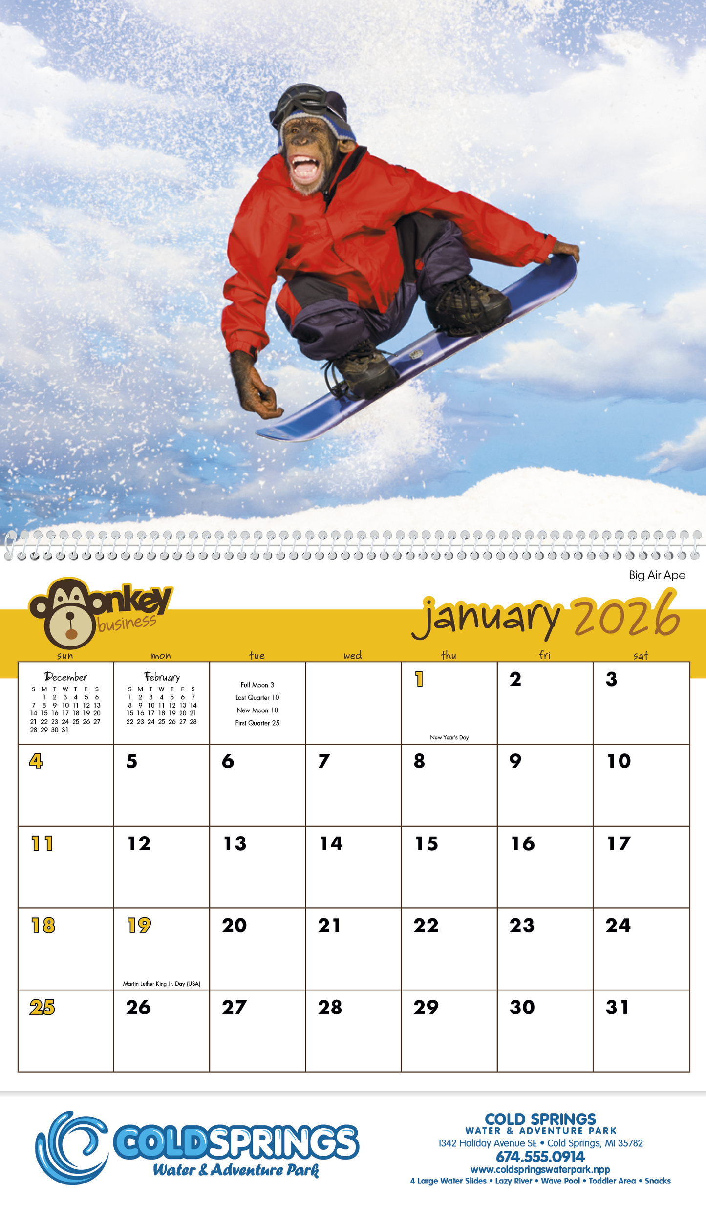Triumph Calendars Monkey Business Calendar-1552