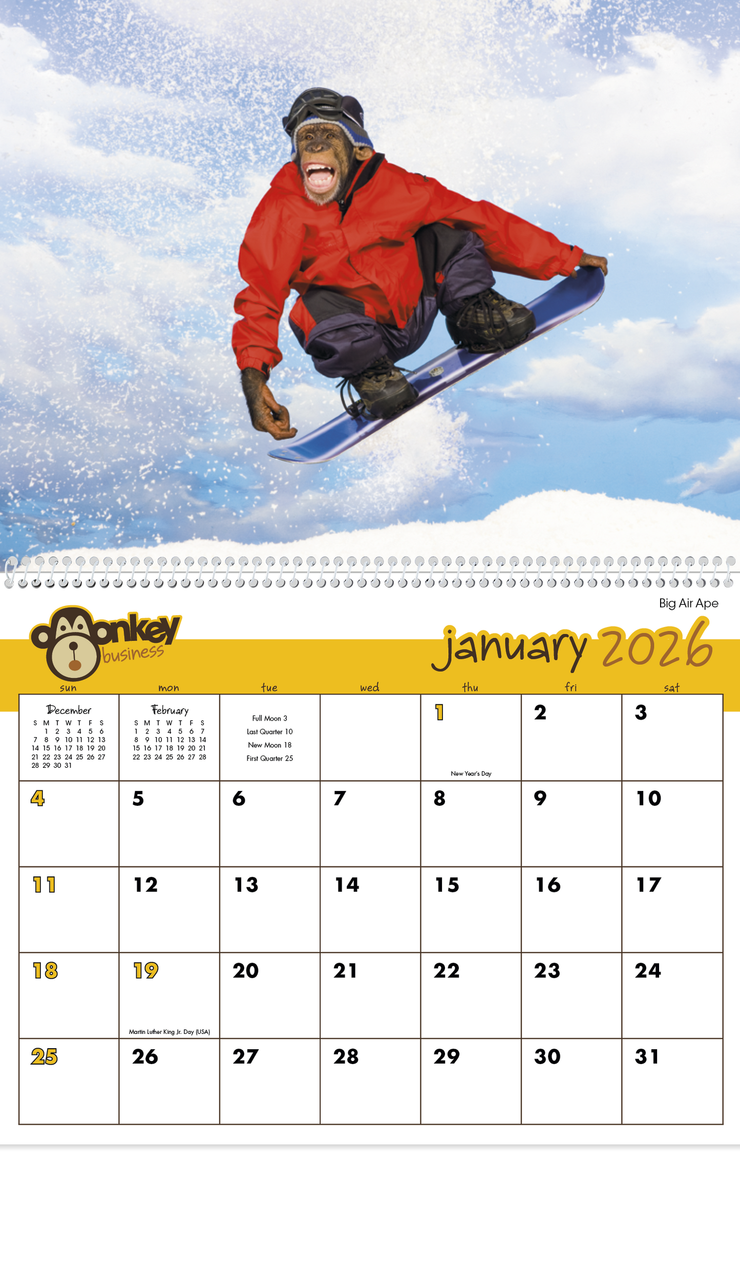 Triumph Calendars Monkey Business Calendar-1552