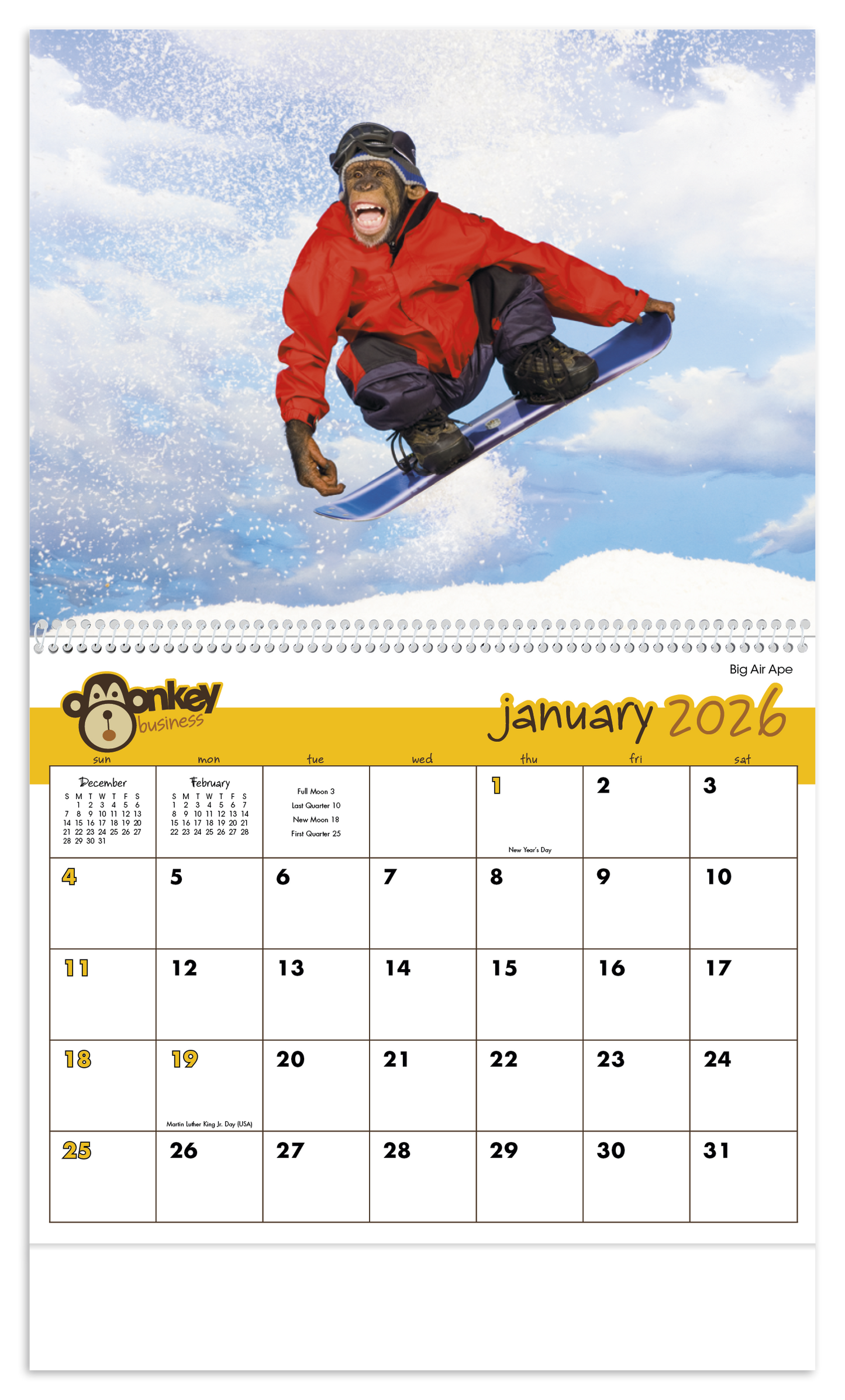 Triumph Calendars Monkey Business Calendar-1552