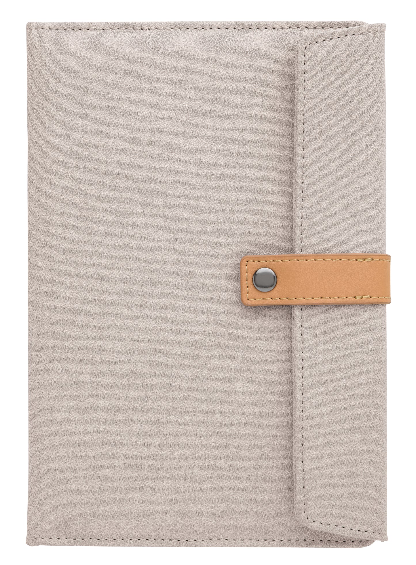 Good Value TwoTone Journal with Leather Closure-16028