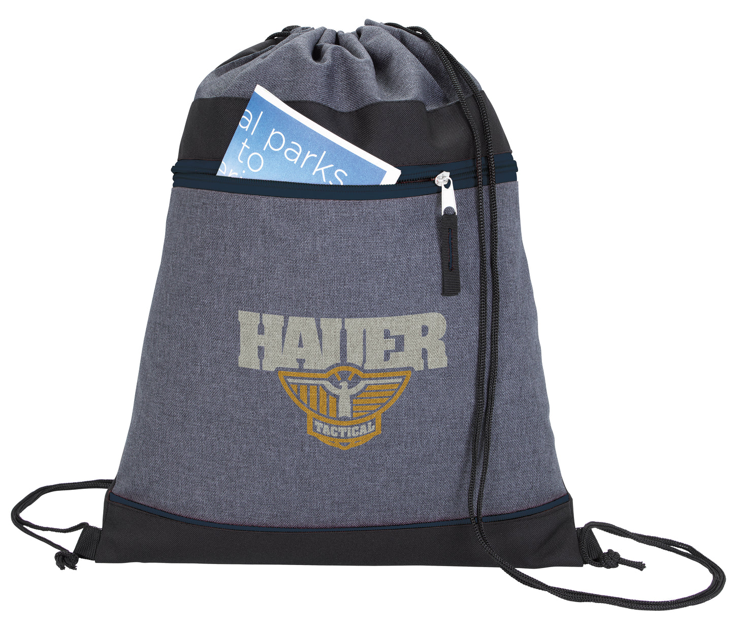 Good Value RPET TwoTone Drawstring Backpack-16167