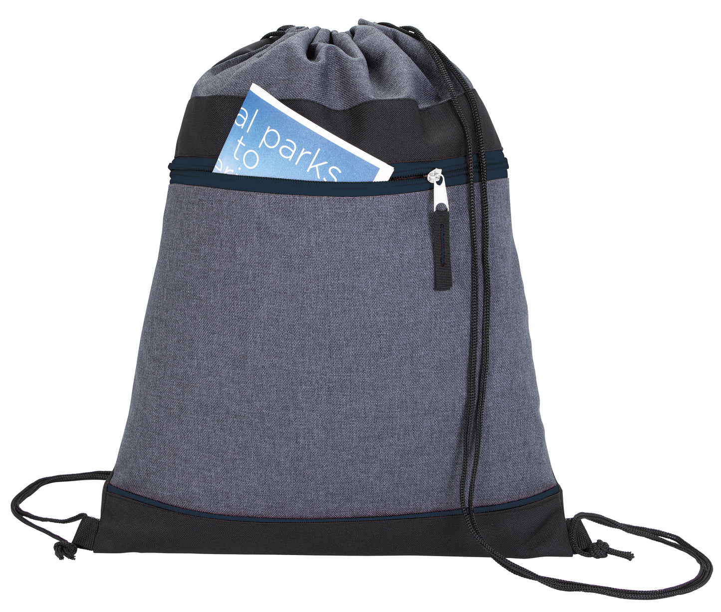 Good Value RPET TwoTone Drawstring Backpack-16167