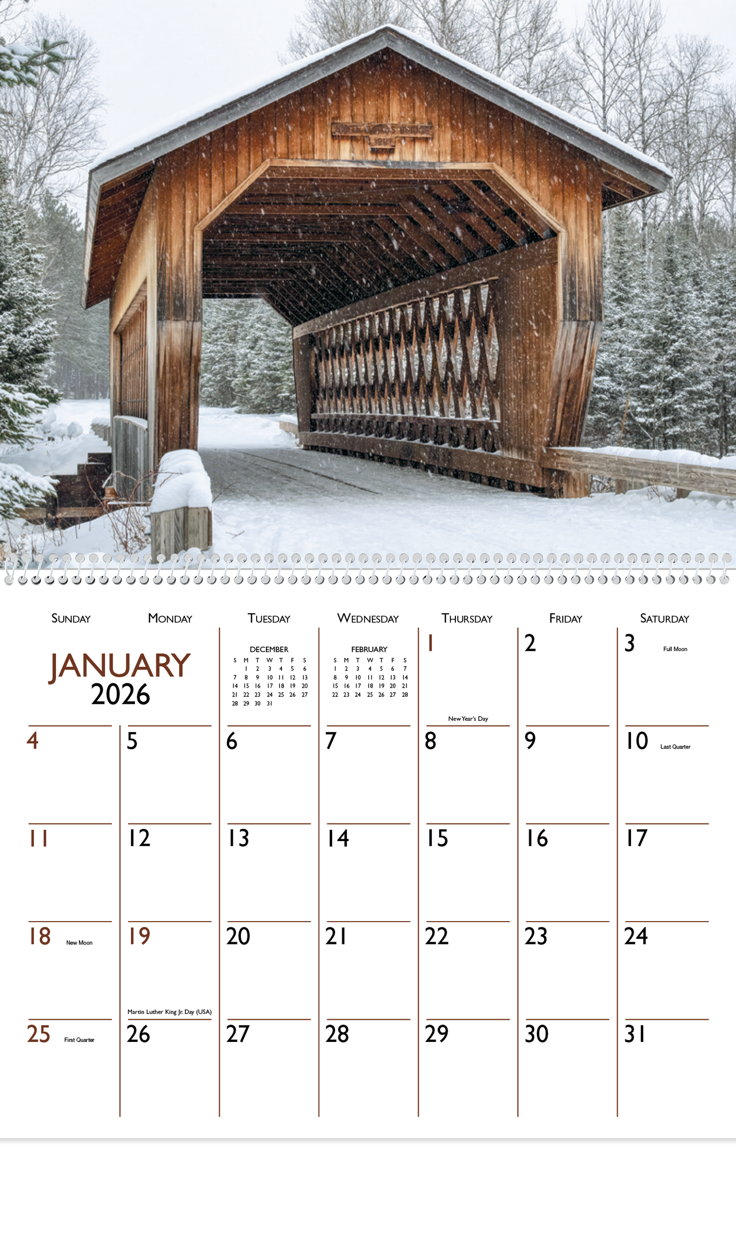Triumph Calendars Bridges Calendar-1707