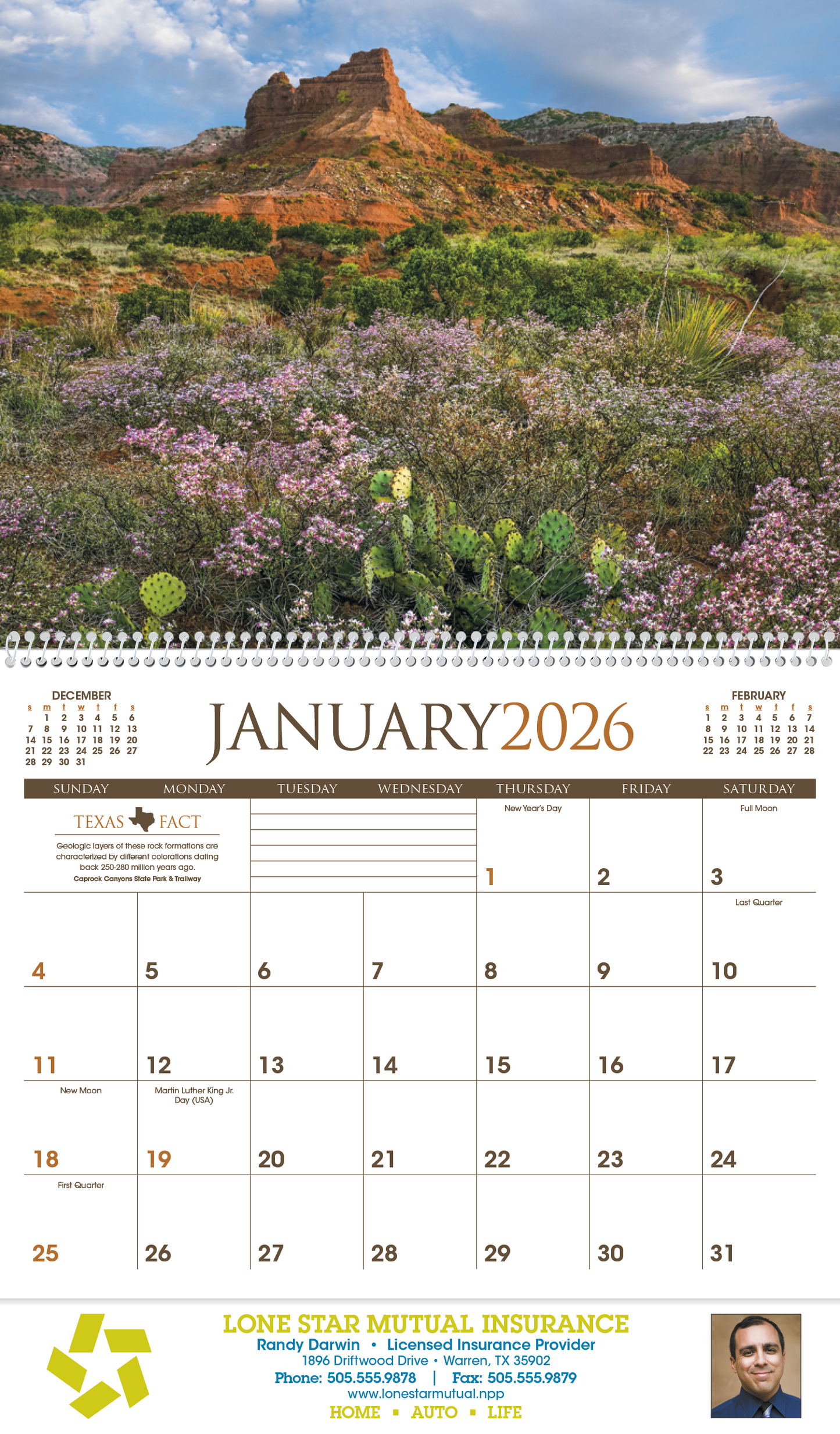 Triumph Calendars Texas Calendar-1792
