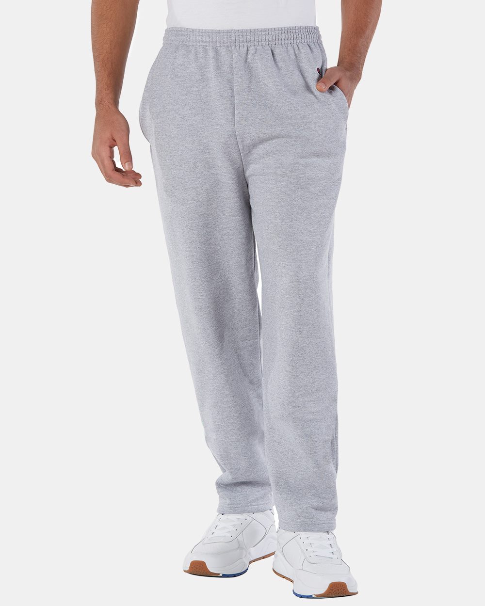 Champion Powerblend® Open-Bottom Sweatpants with Pockets - P800