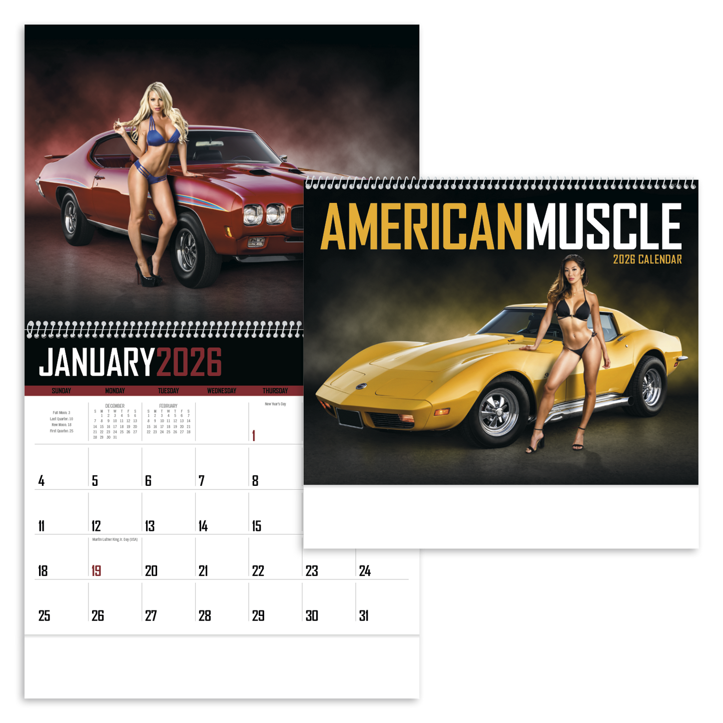 Triumph Calendars American Muscle Calendar-1854