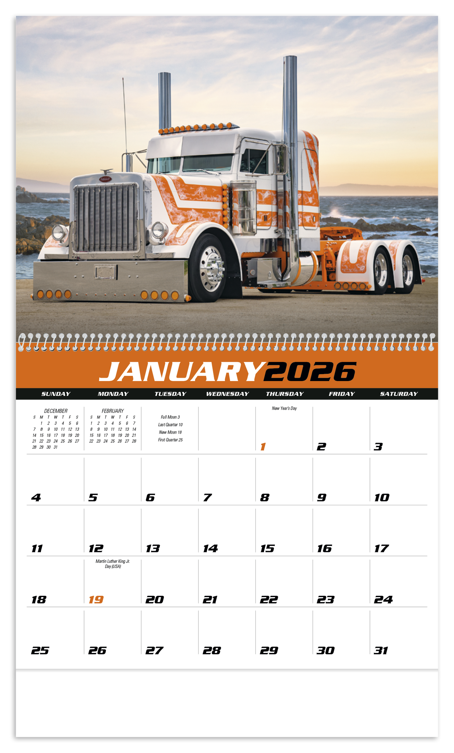 Triumph Calendars Big Rigs Calendar-1855