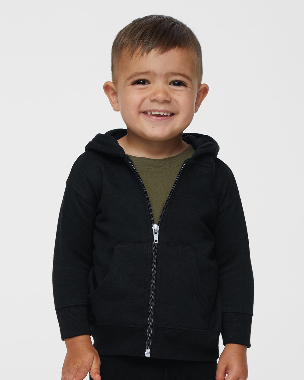 Rabbit Skins Infant Full-Zip Fleece Hoodie - 3446