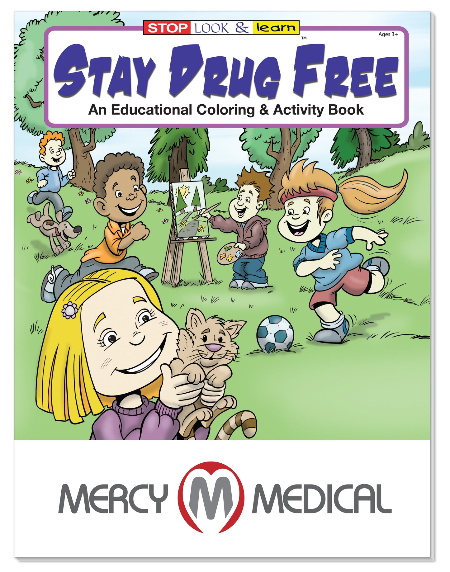 Coloring Book Stay Drug Free-20629