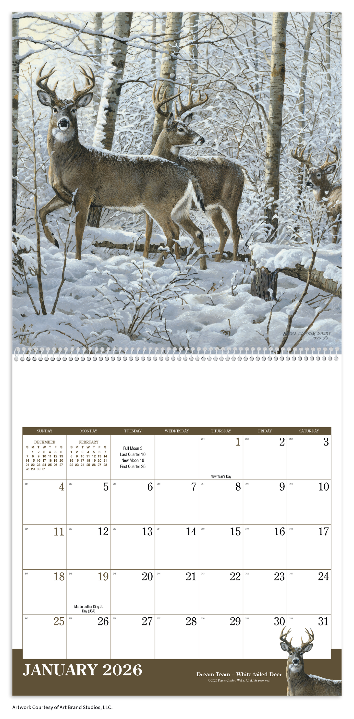 Triumph Calendars Wildlife Art Calendar-2104