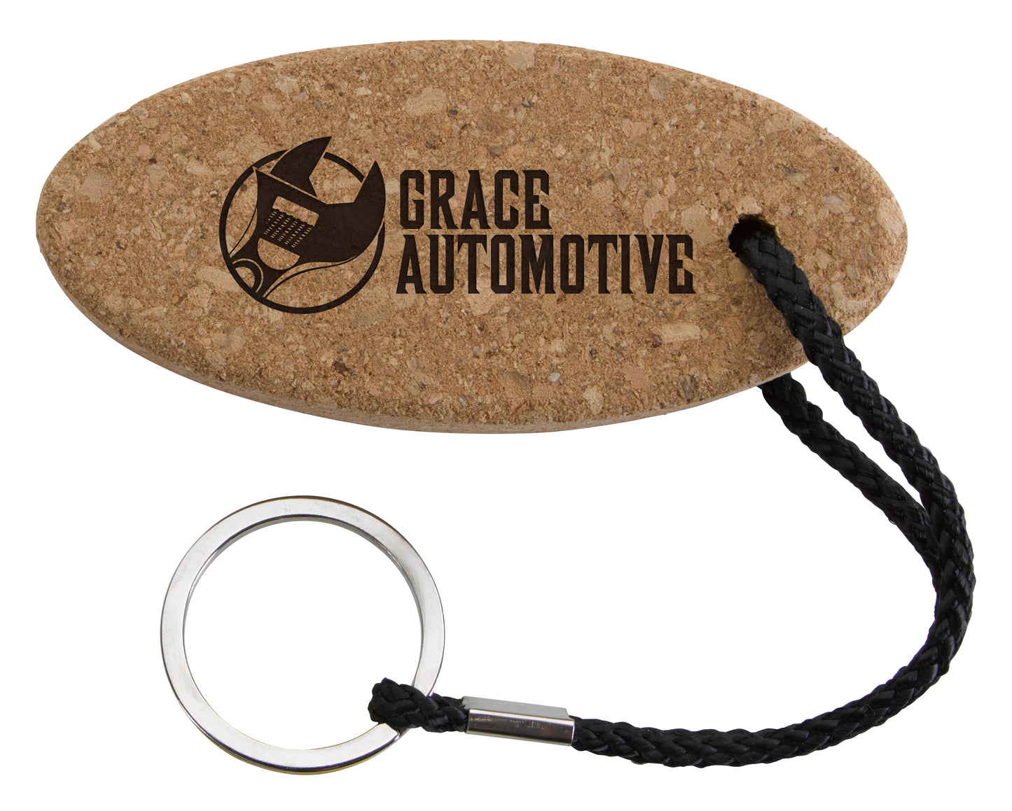 Buoy Oval Cork Keychain-21289