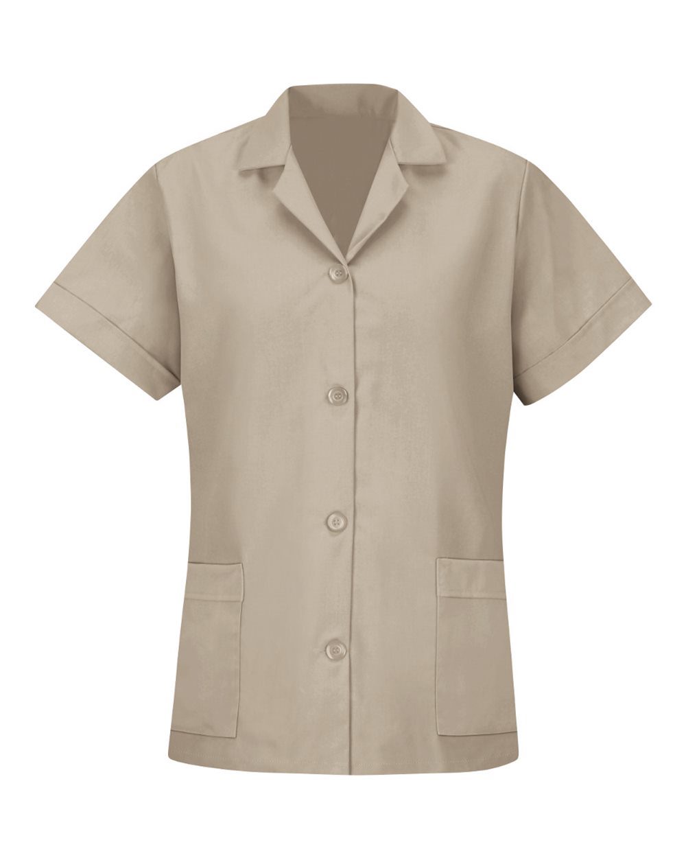 Red Kap Women's Loose Fit Short Sleeve Button Smock - TP23