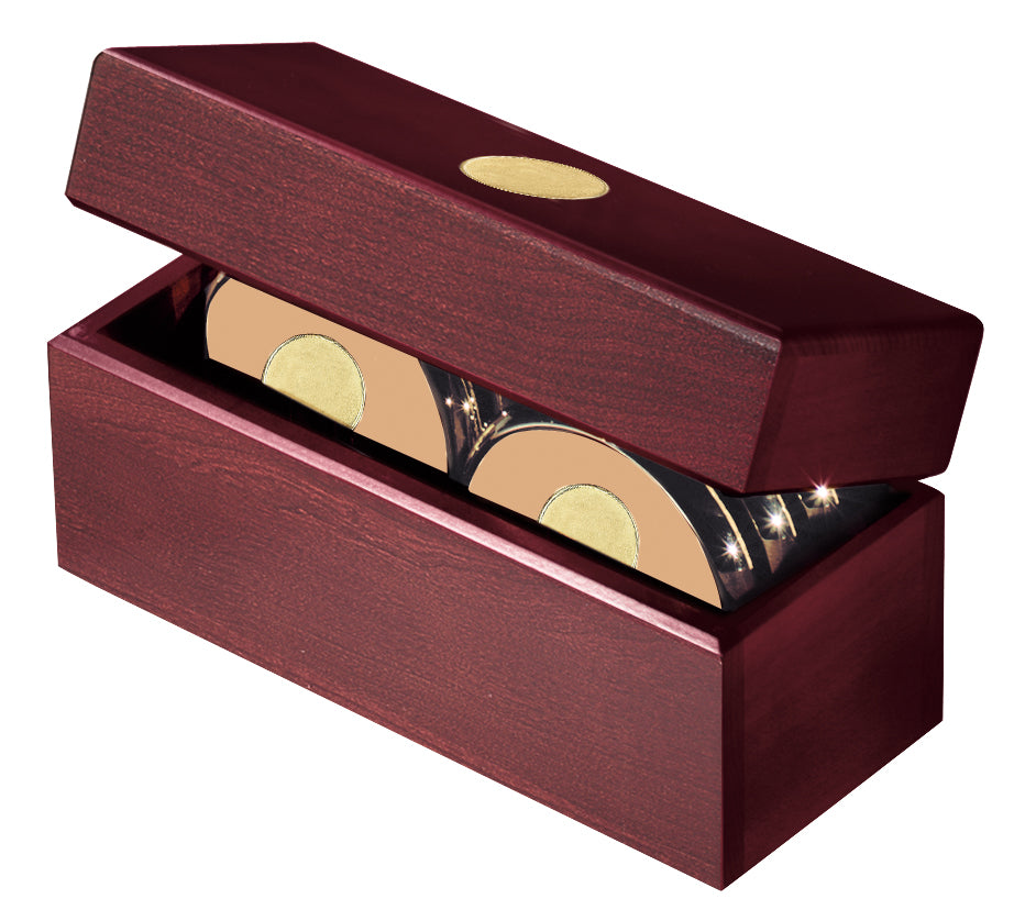 JAFFA Six Coasters with Solid Cherry Chest-25018