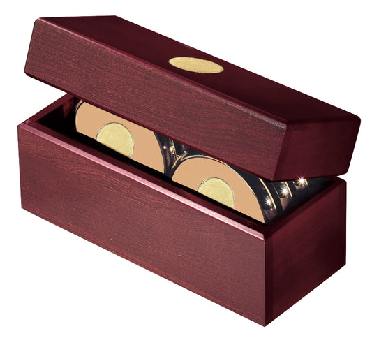 JAFFA Six Coasters with Solid Cherry Chest-25018