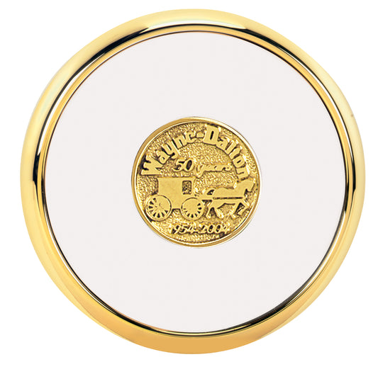 JAFFA Round Brass Coaster-25035