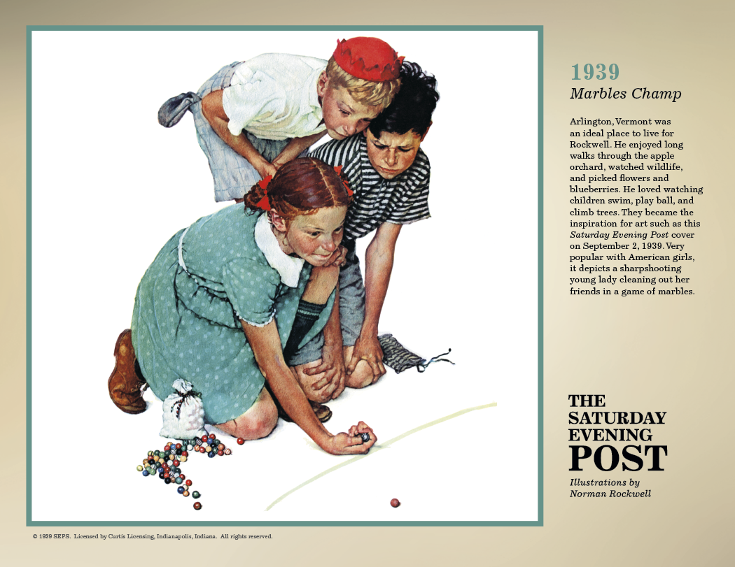 Triumph Calendars The Saturday Evening Post Illustrations by Norman Rockwell Calendar-2508