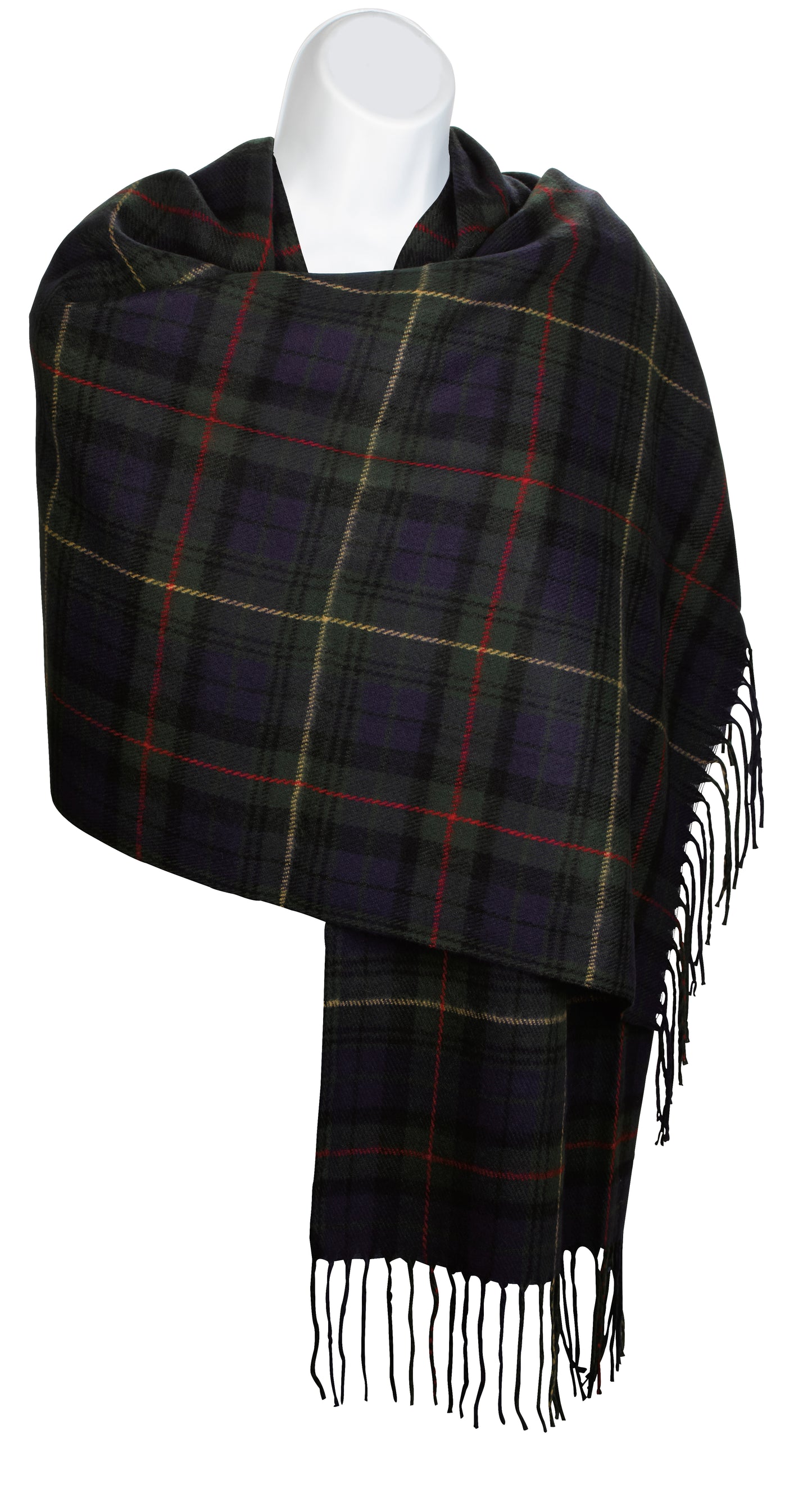 Plaid Blanket Scarf-26256