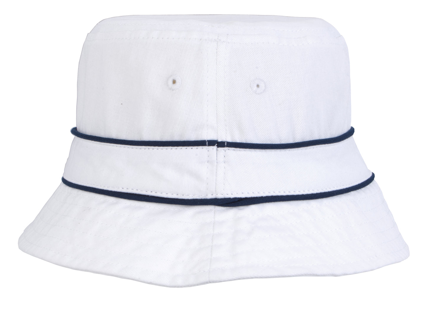 Cotton Bucket Hat with Trim-26275