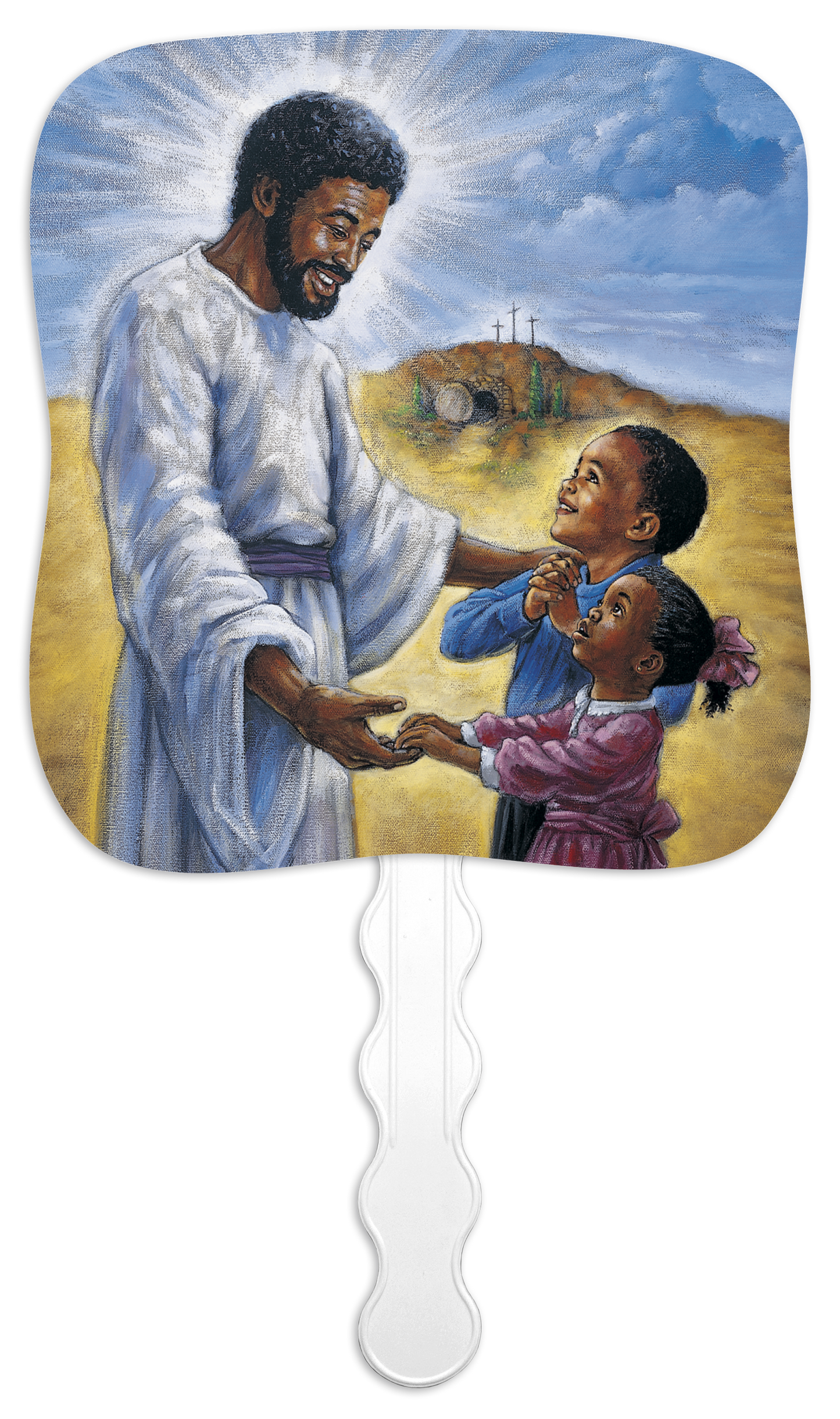 Skinner Kennedy Divine Enlightenment Pictorial Fan-2639