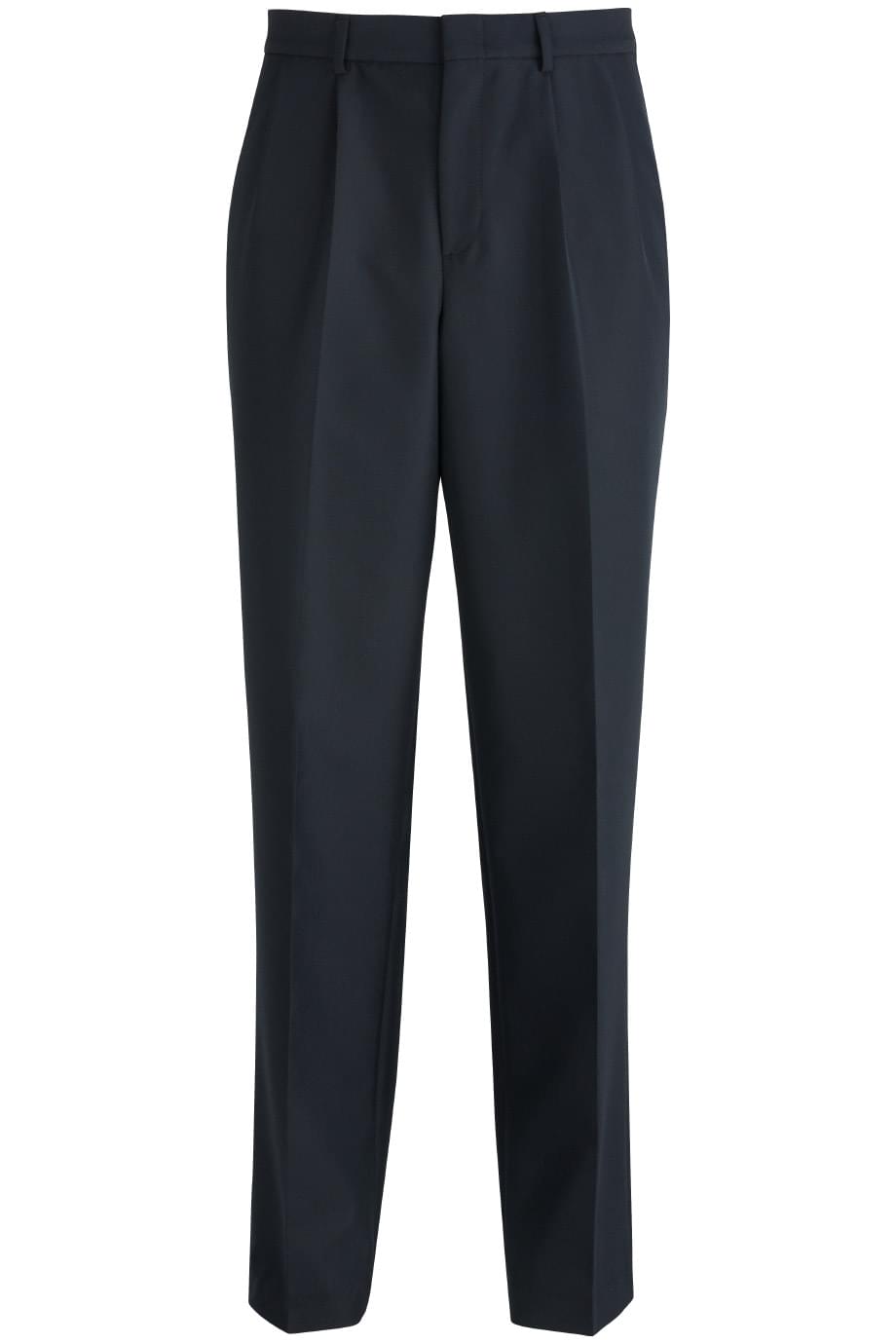 Mens Pleated Front Poly/Wool Pant