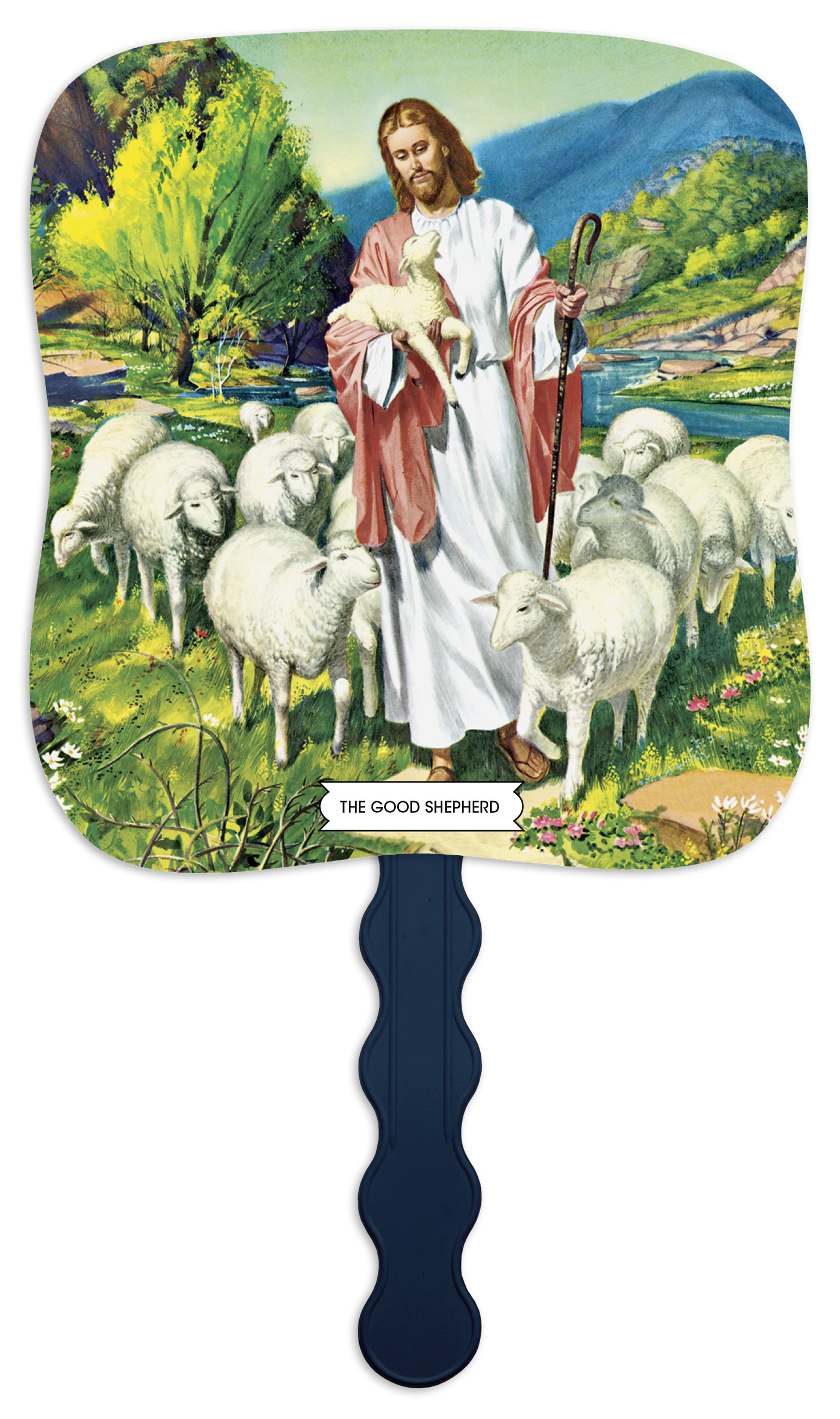 Skinner Kennedy The Good Shepherd Pictorial Fan-2643