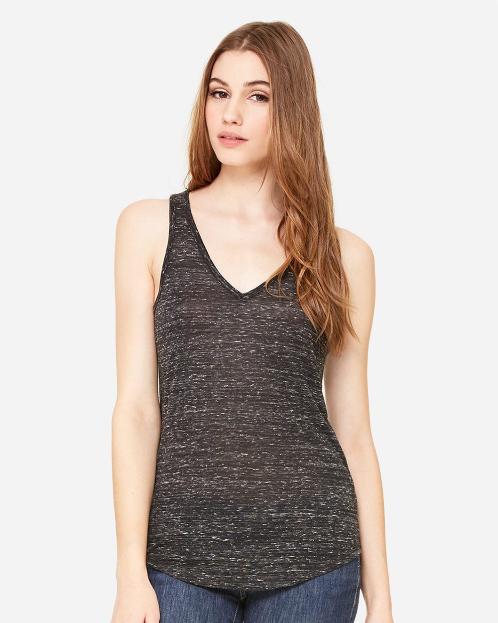BELLA + CANVAS Women's Flowy V-Neck Tank - 8805
