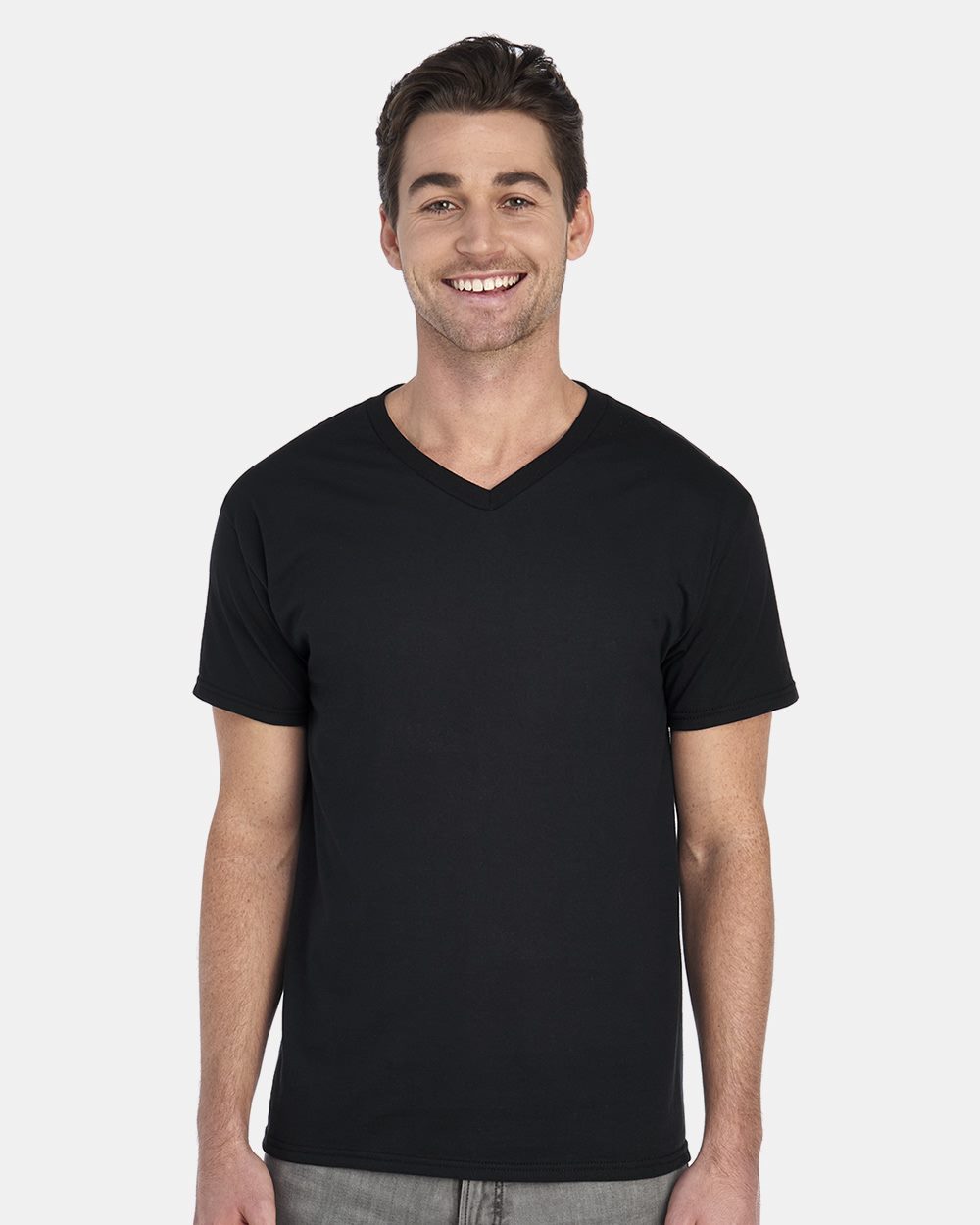 Fruit of the Loom HD Cotton V-Neck T-Shirt - 39VR