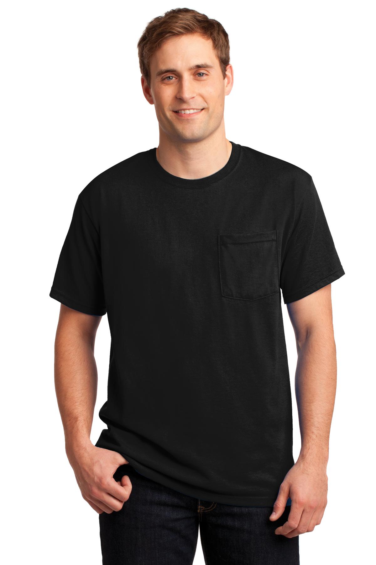 Jerzees? - Dri-Power? 50/50 Cotton/Poly Pocket T-Shirt