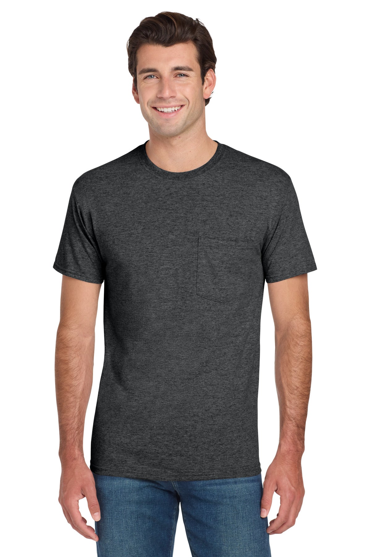 Jerzees? - Dri-Power? 50/50 Cotton/Poly Pocket T-Shirt