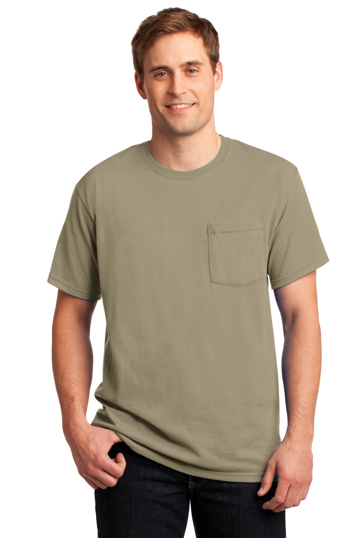 Jerzees? - Dri-Power? 50/50 Cotton/Poly Pocket T-Shirt