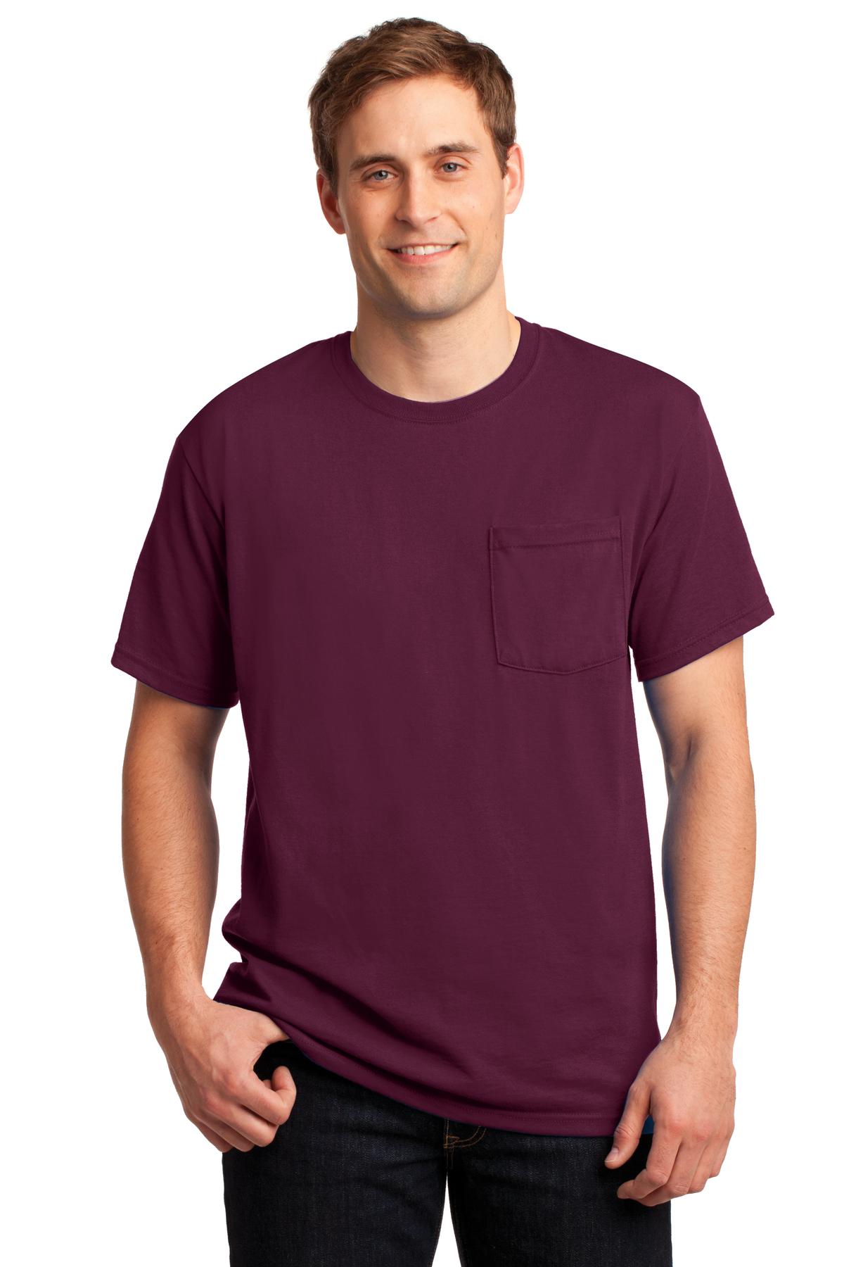 Jerzees? - Dri-Power? 50/50 Cotton/Poly Pocket T-Shirt