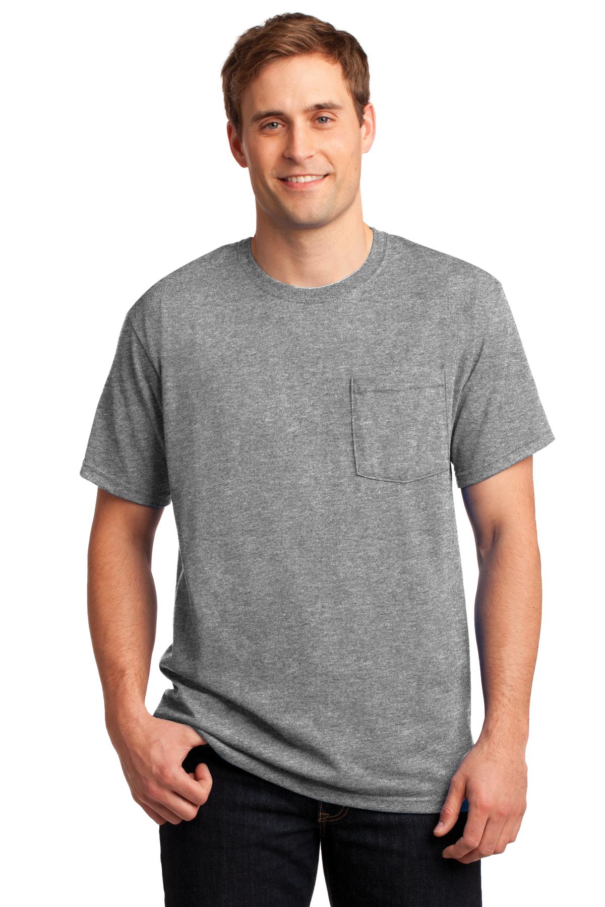 Jerzees? - Dri-Power? 50/50 Cotton/Poly Pocket T-Shirt